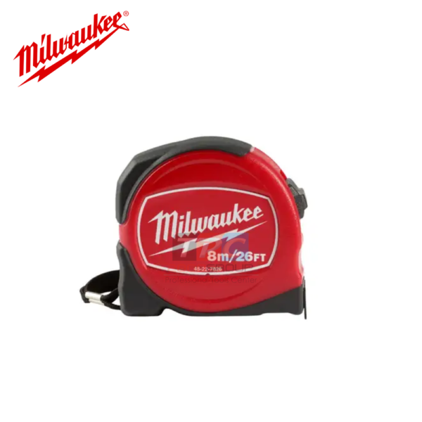 ตลับเมตร รุ่น TRADESMAN RED 8M/26FT / สีแดง-ดำ