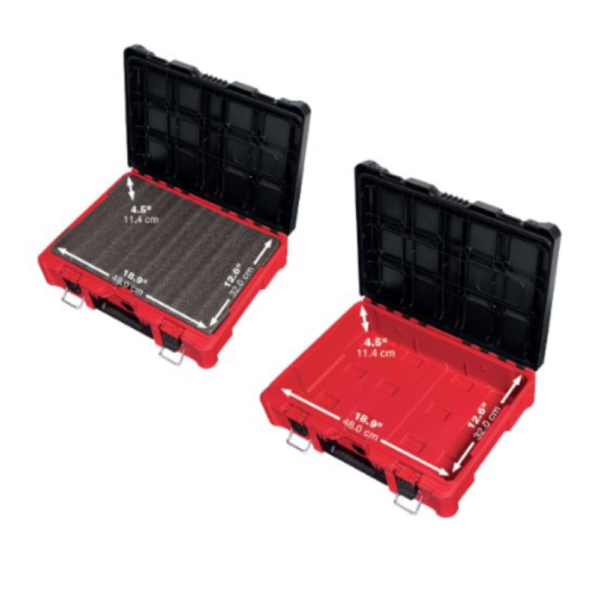 กล่องเครื่องมือ Packout ขนาดกลางพร้อมโฟมตัด - Image 4