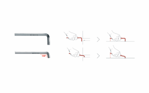 PBswiss-tools-thailand 201 ประแจแอลหกเหลี่ยมชนิดคอสั้น แบบยาว