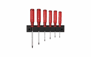 PBswiss-tools-thailand 179 PB 440 ชุดไขควงท๊อกซ์ 6 ตัว เบอร์ T8-T25 พร้อมที่ติดผนัง