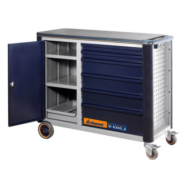 โต๊ะปฏิบัติงานพร้อมตู้เครื่องมือมีล้อเข็น GARANT (ToolTruck mobile workbench with ComfortClose)