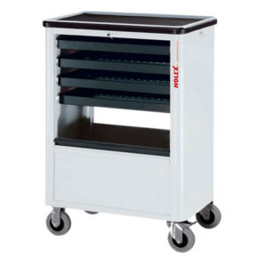 ตู้เครื่องมือชนิดมีล้อเข็น ลิ้นชักแบบถาดเปิด เปิดได้ 2 ด้าน HOLEX (Tool trolley w/shutter doors)