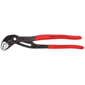 Knipex คีมถอดปั๊มน้ำอเนกประสงค์ Cobra 300mm. (Water pump pliers,step fine black 300mm)