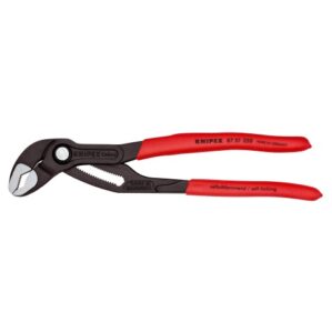 Knipex คีมถอดปั๊มน้ำอเนกประสงค์ Cobra 250mm. (Water pump pliers,step fine black 250mm)
