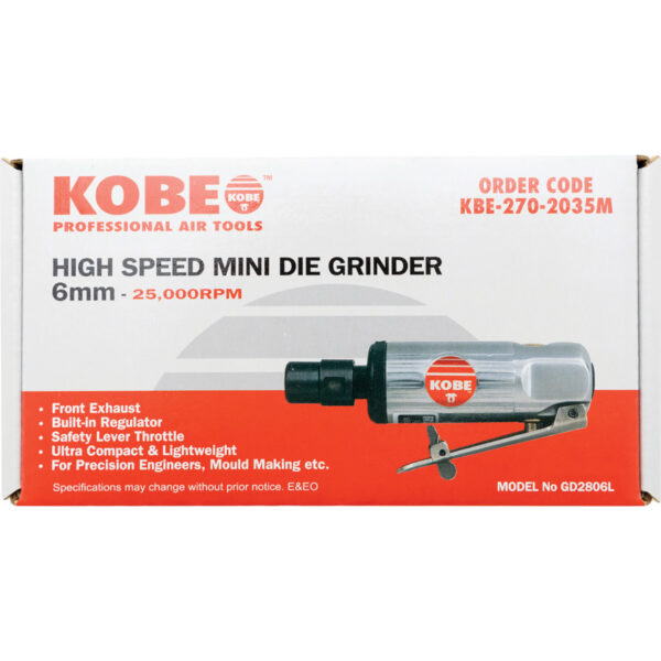 GD2806L High Speed Mini Die Grinder เครื่องเจียร์แกนลม 6 มม. รุ่นมินิ - Image 4