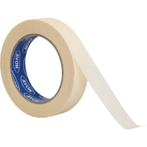 Automotive Cream Masking Tape - 25mm x 50m
