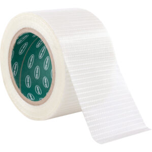 Cross Weave Clear Polypropylene Filament Tape - 75mm x 50m