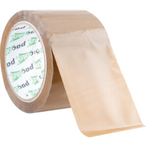 Brown Polypropylene Low Noise Tape - 75mm x 66m