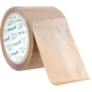 Brown Polypropylene Low Noise Tape - 75mm x 66m