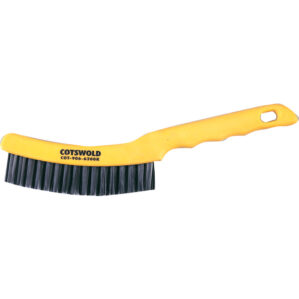 2-ROW PLASTIC HANDLE WIRE SCRATCH BRUSH