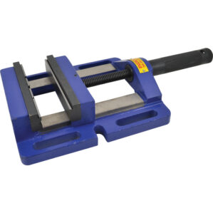 Drill Press Vice, 150mm, Bolt or Clamp Mount, Fixed Base, Cast Iron