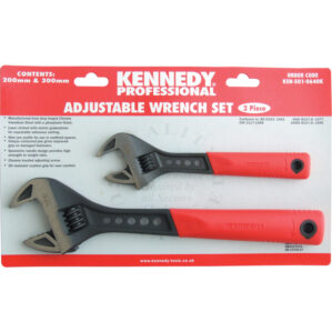 Adjustable Spanner Set, Steel, Set Of 2