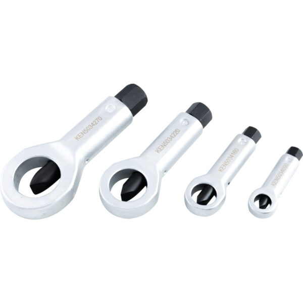 ตัวถอดน็อต
9-27mm STEEL NUT SPLITTERS(SET-4)