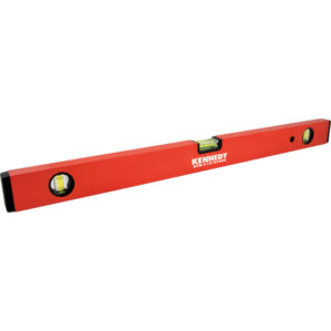 1.5m/60" Box Beam Spirit Level, 3 Vials