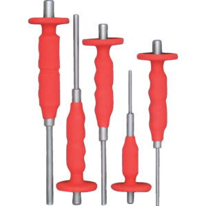 Steel, Punch Set, Point 3mm/4mm/5mm/6mm/8mm, 149mm/184mm/200mm/227mm