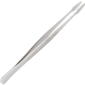 120mm, Flat Blade, Tweezers, Stainless Steel