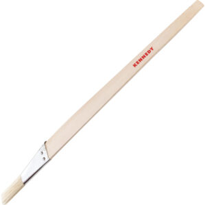 Flat Angle Brush, Natural Bristle, 1/2in
