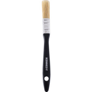 2in., Flat, Natural Bristle, Angle Brush, Handle Plastic