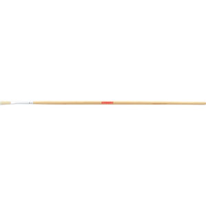 6in., Flat, Natural Bristle, Angle Brush, Handle Wood