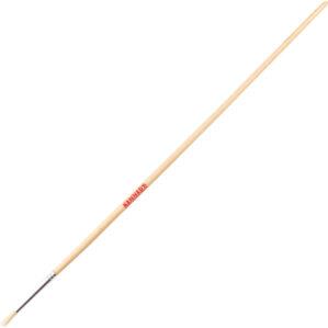 24in., Round, Natural Bristle, Angle Brush, Handle Wood