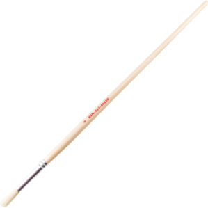 12in., Round, Natural Bristle, Angle Brush, Handle Wood