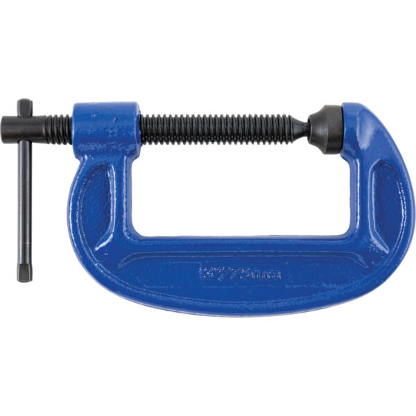 G-clamp, 75mm, T-Bar Handle