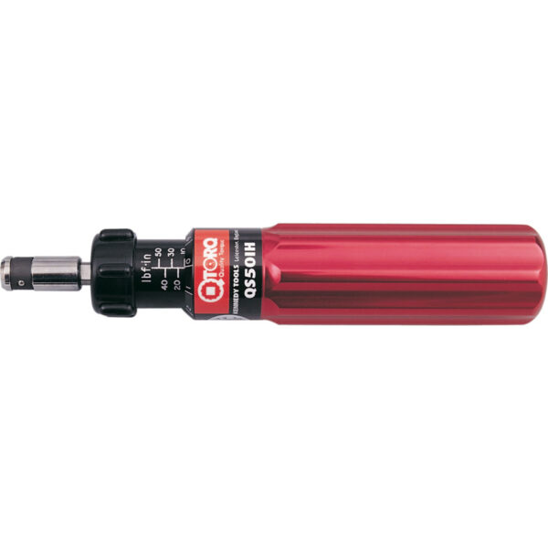 Adjustable Torque Driver 5 to 50 lbf.in 1/4in.