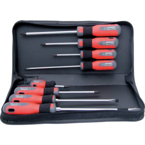 Pro-Torq, Flared/Parallel/Phillips/Pozi, Screwdriver Set, Set of 8