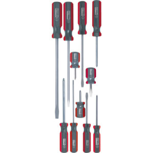 Flared/Parallel/Pozi, Screwdriver Set, Set of 11