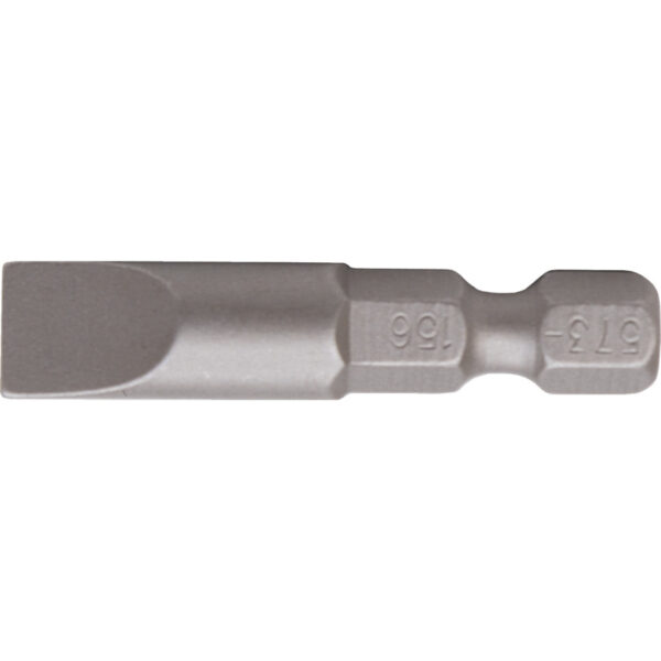 Screwdriver Bit, 5mm, Slotted, 1/4" Hex