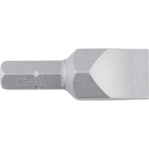 Screwdriver Bit, 9/16", Slotted, 5/16" Hex