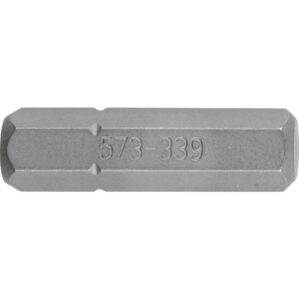 Screwdriver Bit, 1/4", Hex, 1/4" Hex