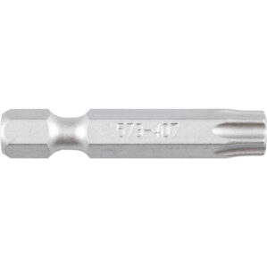 Screwdriver Bit, TX40, Torx, 1/4" Hex