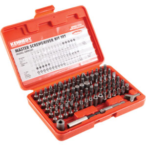 100 Piece Spanner/Tamperproof Torx/Torq Set Screwdriver Bit Set