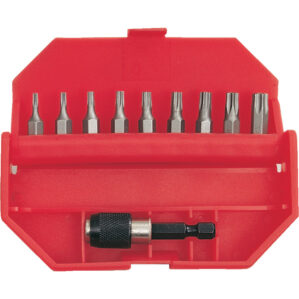 10 Piece Tamperproof Torx Screwdriver Bit Set