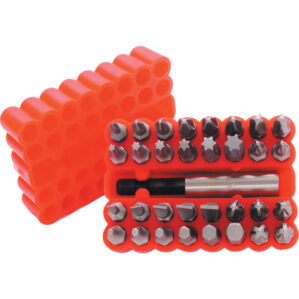 33 Piece Slotted Screwdriver Bit Set