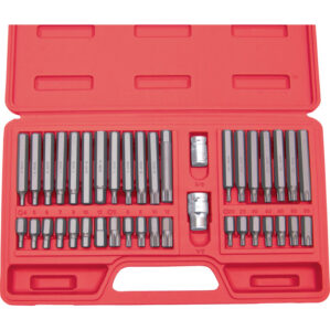 40 Piece Hexagon/Spline/Torx Screwdriver Bit Set