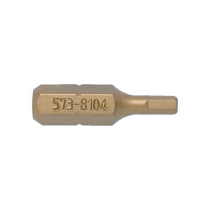 Screwdriver Bit, 3mm, Hex, 1/4" Hex