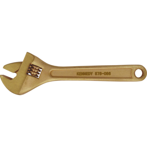 Single End, Non-Sparking Adjustable Spanner, 200mm, Metric