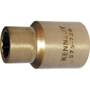 12mm, Metric, Non-Sparking Socket, 1/2in. Drive