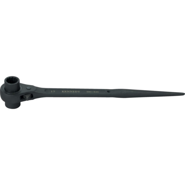 Single End, Ratchet Podger Spanner, 27 x 30mm, Metric