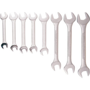 Metric, Open Ended Spanner Set, 24 - 50mm, Set of 8, Chrome Vanadium Steel
