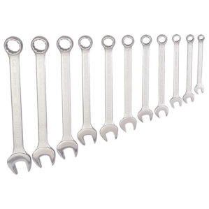 Metric, Combination Spanner Set, 26 - 50mm, Set of 11, Chrome Vanadium Steel