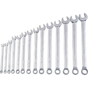 Metric, Combination Spanner Set, 6 - 19mm, Set of 14, Chrome Vanadium Steel