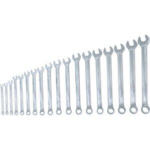 Metric, Combination Spanner Set, 6 - 24mm, Set of 18, Chrome Vanadium Steel