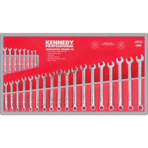 Metric, Combination Spanner Set, 6 - 32mm, Set of 26, Chrome Vanadium Steel