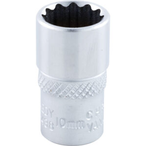 10mm, Metric, Bi-Hexagon Socket, 1/4in. Drive, 12 Point