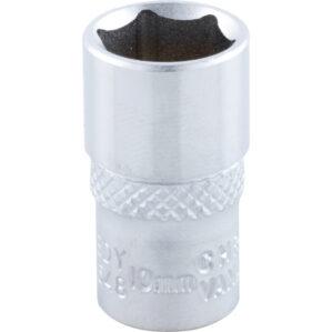 11mm, Metric, Hexagon Socket, 1/4in. Drive, 6 Point