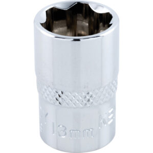 13mm, Metric, KenGrip Socket, 3/8in. Drive, 6 Point