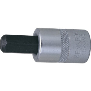 10mm, Metric, Hexagon Bit Socket, 3/8in. Drive, 6 Point
